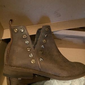 Musse & Cloud Roaster brown leather Booties